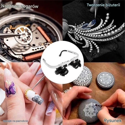 🔍Lupy s 8x, 15x, 23x zvětšením a LED diodou. Pro opravy hodinek, gravírování a výrobu šperků 