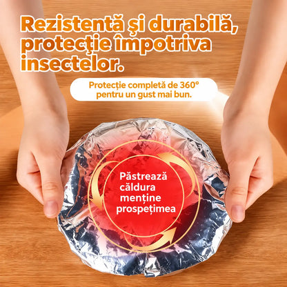 💥💥【100 de bucăți】149 RON ⏰ Huse termoizolante din folie de aluminiu