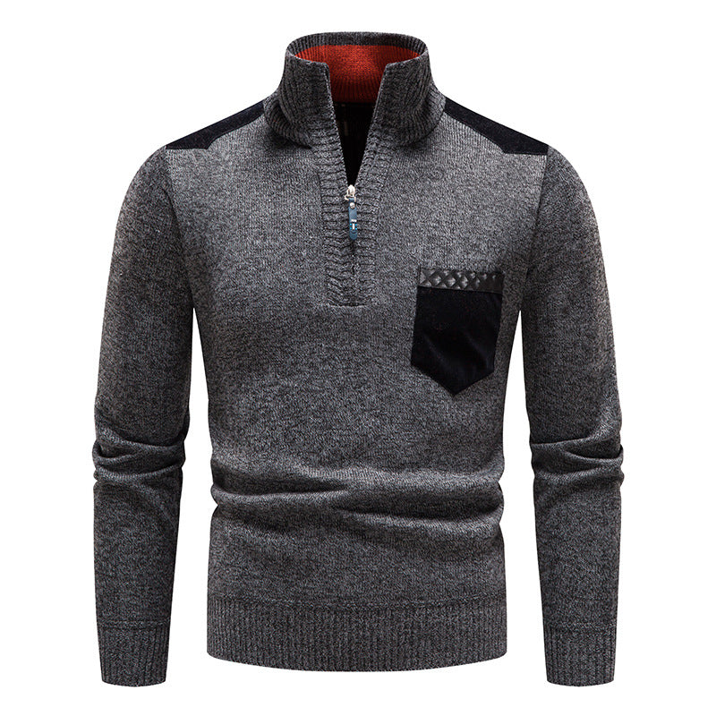 ❤️‍🔥【M-3XL】Pulover casual pentru bărbați cu fermoar, colecția toamnă/iarnă