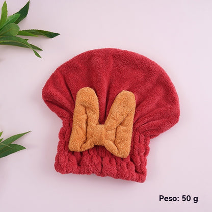 🔥50%OFF🔥🎀🛀Gorro de ducha a prueba de golpes, de secado rápido y con champú súper absorbente😍