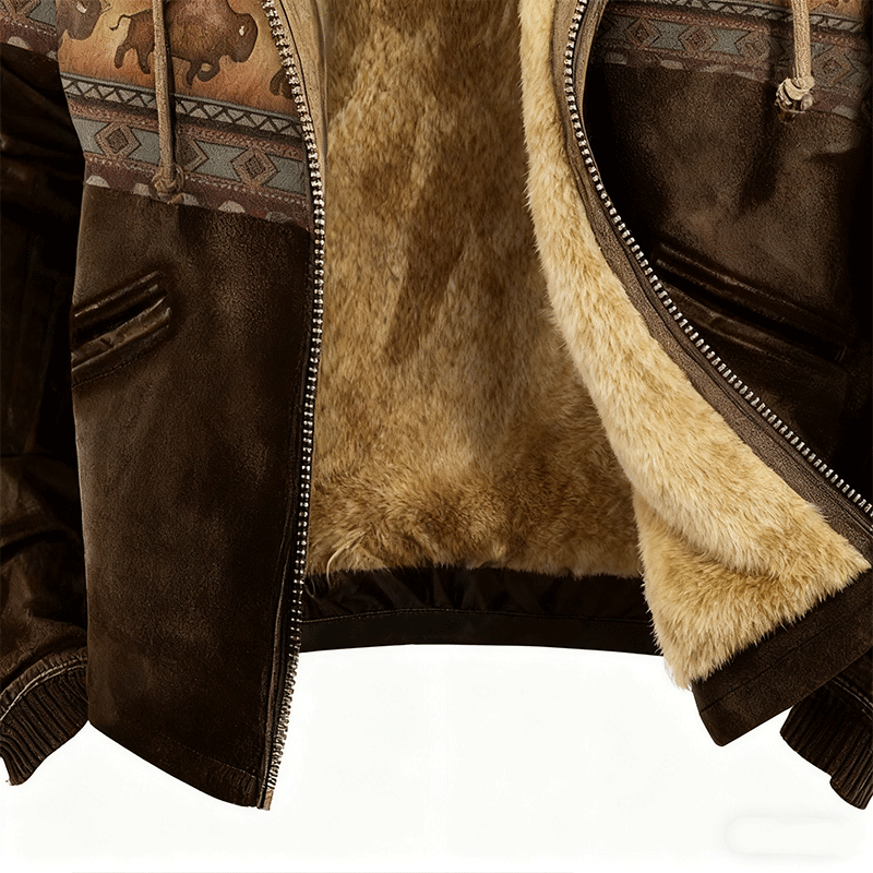 🎄🎄【S-4XL】Modne męskie kurtka z cienkiego sametu, ochronna i gruba na jesień i zimą