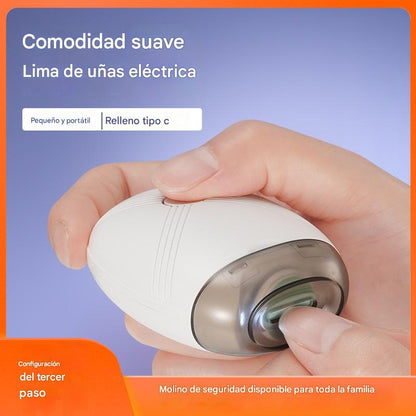 Oferta superventas ✨ Lima de uñas eléctrica, diseño silencioso, apta para bebés, cuidado de uñas suave y seguro 👶🔧