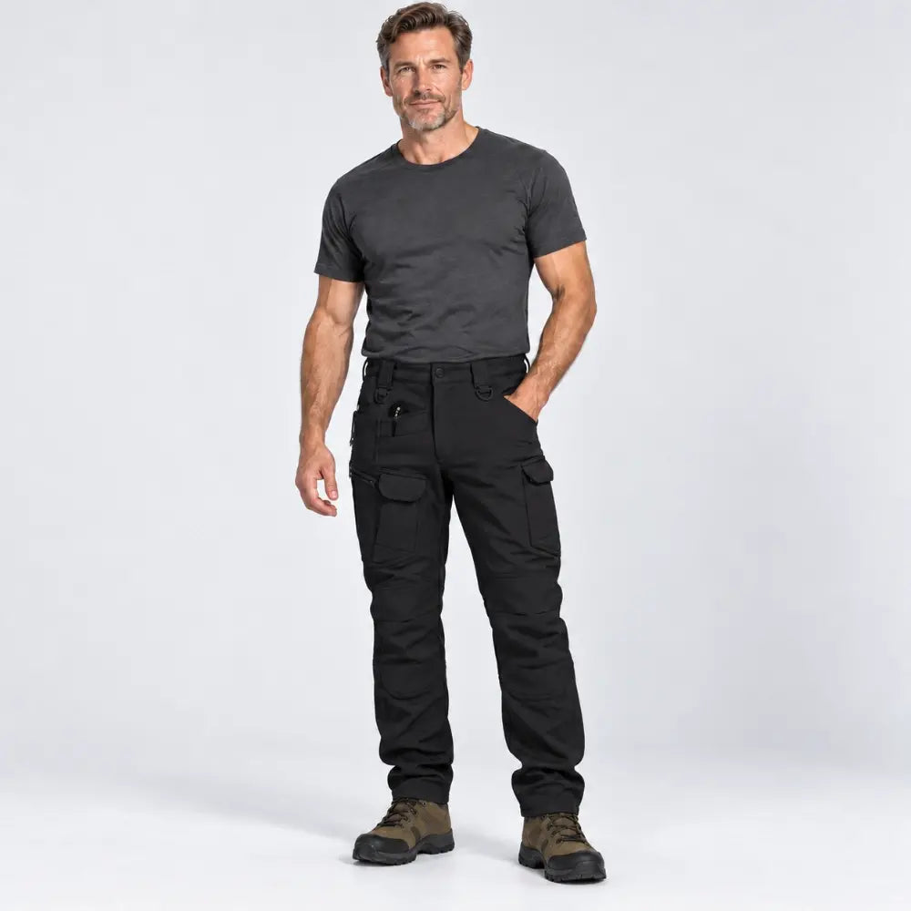 【S-4XL】Pantaloni tactici IX7 căptușiți cu fleece, pantaloni de exterior rezistenți la vânt, pantaloni de lucru pentru exterior, de iarnă