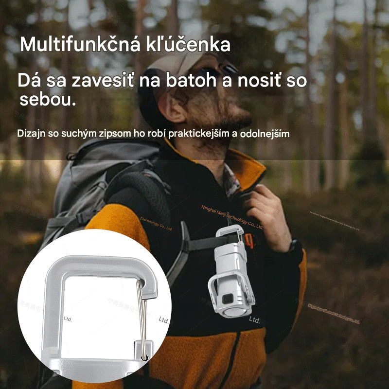 【Kúp 1 a získaj 1 zdarma】🔥Výhodná ponuka🔥Super jasné a vodotesné mini kľúčové svetlo s 1200 lm