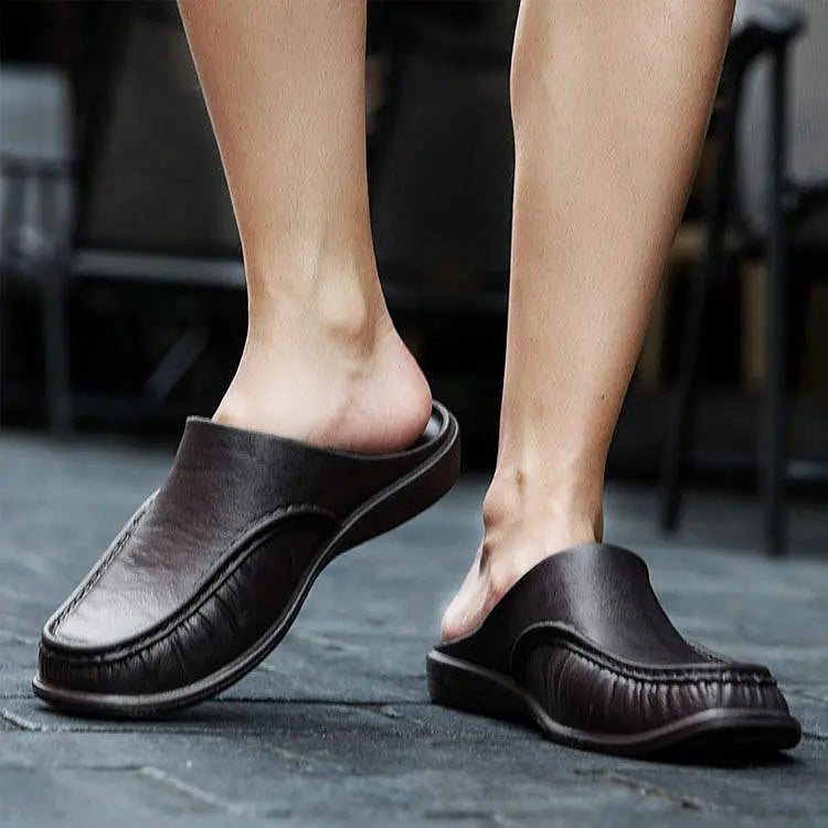 👞Sandale joase casual din piele respirabile pentru bărbați