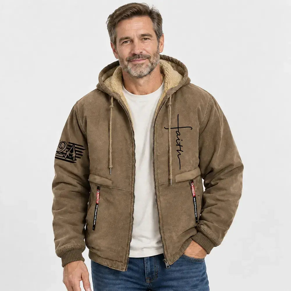 ✨【S-5XL】Jachetă premium din velur pentru bărbați, ușoară și călduroasă | Elegantă, confortabilă și perfectă pentru toamnă și iarnă
